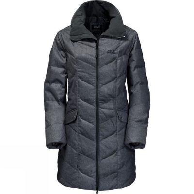 Abrigos Jack Wolfskin Baffin Bay Mujer - Negras - Chile IJX036925